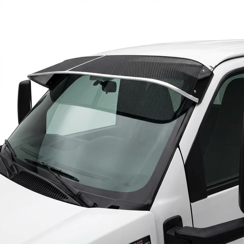 Premium Mesh Windscreen Sunvisor for GMC C8500 Topkick (2003 - 2009) - 1