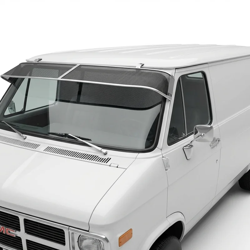 Premium Mesh Windscreen Sunvisor for GMC G15/G1500 Van (1967 - 1974) - 1