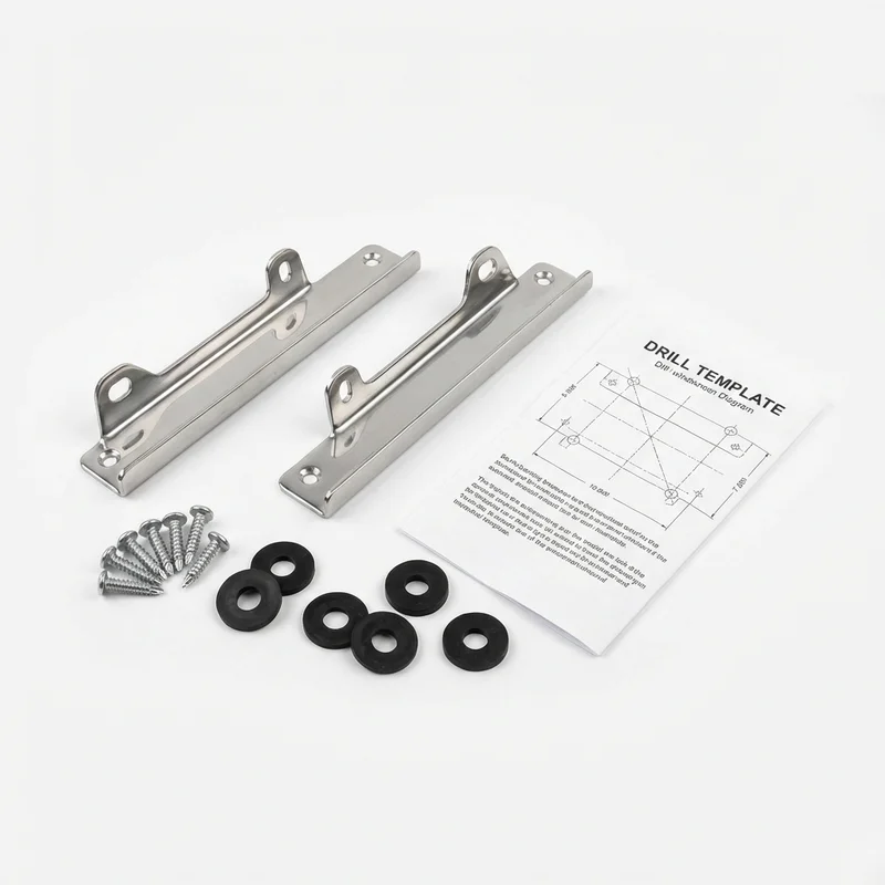 Stainless Steel Mounting Bracket Kit for GMC G3500 (1979 - 1996) - 1