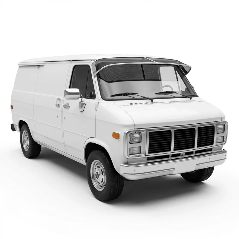 Premium Mesh Windscreen Sunvisor for GMC G3500 (1979 - 1996) - 1