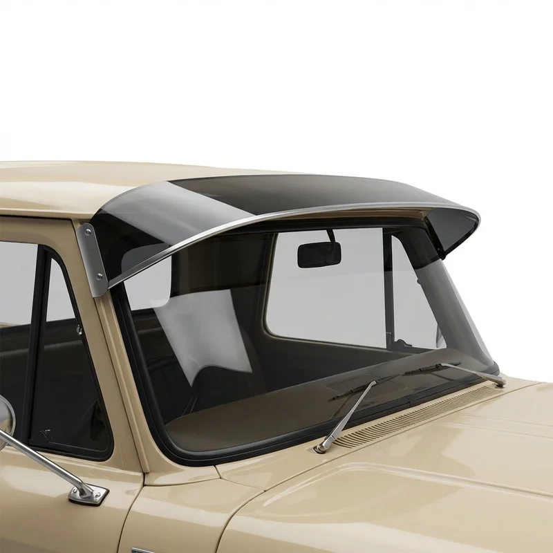 Tinted Acrylic Windscreen Sunvisor for GMC I2500 (1965 - 1966) - 1
