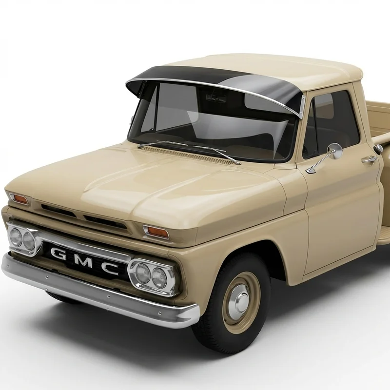 Tinted Acrylic Windscreen Sunvisor for GMC K1000 (1966 - 1966) - 1