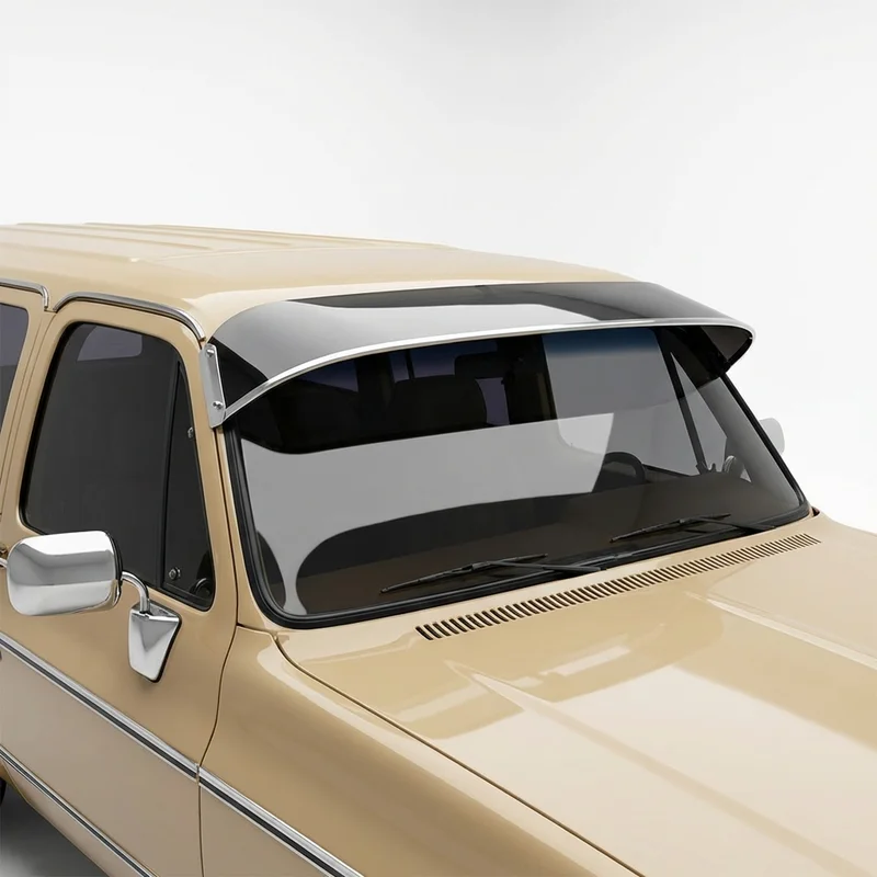 Tinted Acrylic Windscreen Sunvisor for GMC K15 Suburban (1975 - 1978) - 1