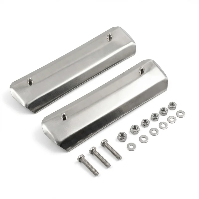 Stainless Steel Mounting Bracket Kit for GMC K25 (1975 - 1978) - 1