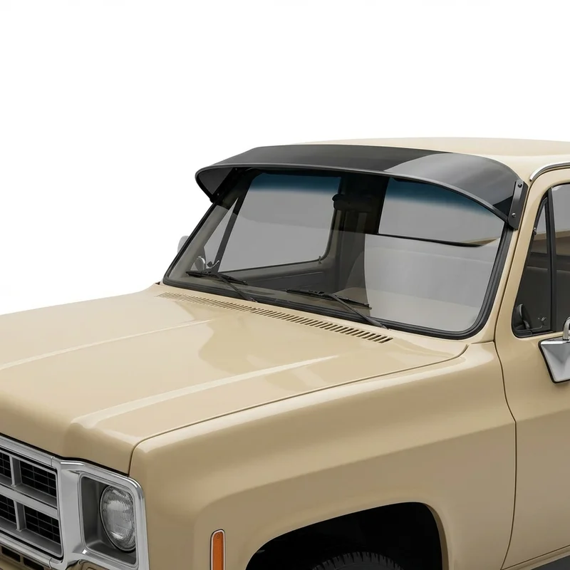 Tinted Acrylic Windscreen Sunvisor for GMC K25 (1975 - 1978) - 1