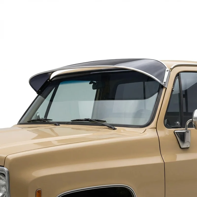 Tinted Acrylic Windscreen Sunvisor for GMC K35 (1977 - 1978) - 1