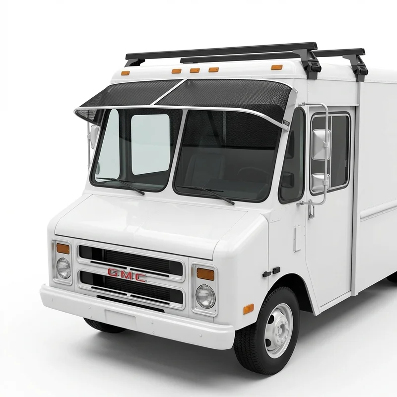 Premium Mesh Windscreen Sunvisor for GMC P15 (1975 - 1978) - 1