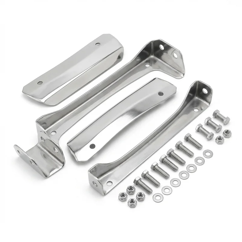 Stainless Steel Mounting Bracket Kit for GMC P15/P1500 Van (1970 - 1974) - 1
