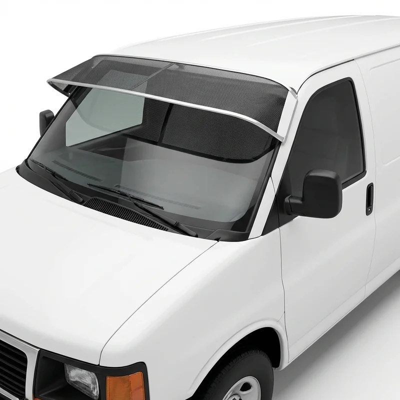 Premium Mesh Windscreen Sunvisor for GMC P3500 (1979 - 1999) - 1