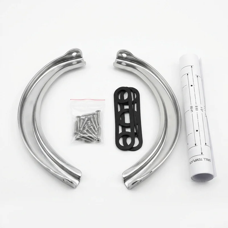 Stainless Steel Mounting Bracket Kit for GMC P4500 (1979 - 1990) - 1