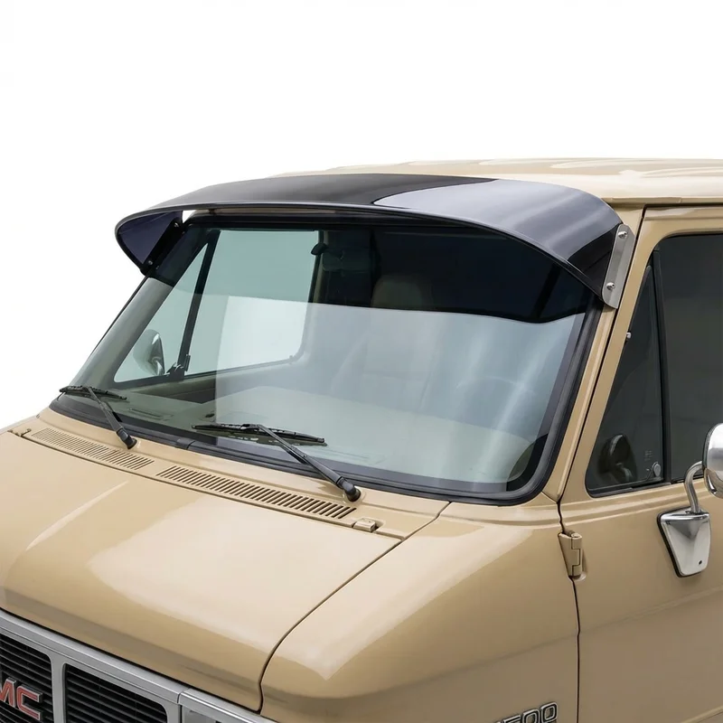 Tinted Acrylic Windscreen Sunvisor for GMC P4500 (1979 - 1990) - 1