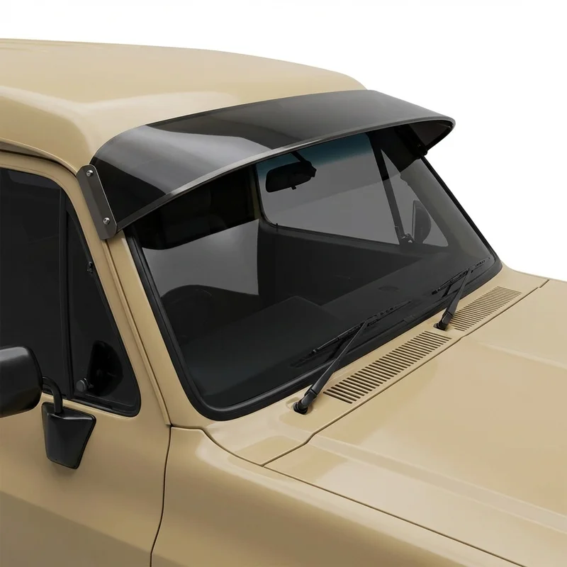 Tinted Acrylic Windscreen Sunvisor for GMC P6000 (1983 - 1996) - 1