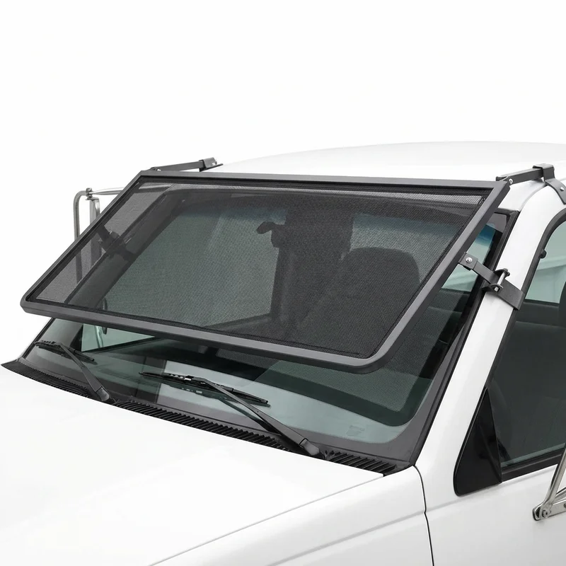 Premium Mesh Windscreen Sunvisor for GMC P6500 (1992 - 1996) - 1