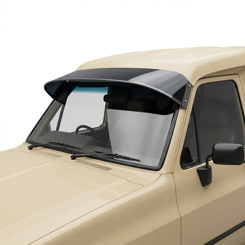 Tinted Acrylic Windscreen Sunvisor for GMC P6500 (1992 - 1996) - 1