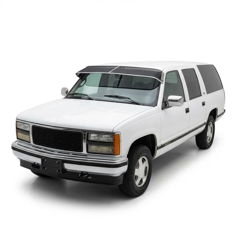 Premium Mesh Windscreen Sunvisor for GMC R1500 Suburban (1987 - 1991) - 1