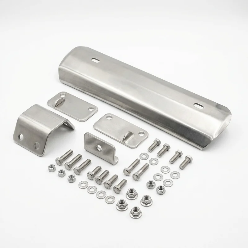 Stainless Steel Mounting Bracket Kit for GMC R3500 (1987 - 1991) - 1