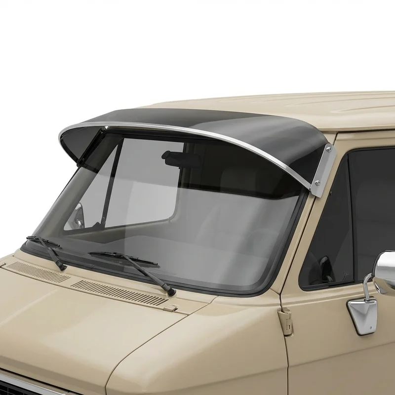 Tinted Acrylic Windscreen Sunvisor for GMC Savana 3500 (1996 - 2025) - 1