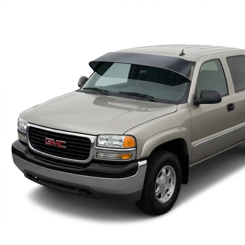 Tinted Acrylic Windscreen Sunvisor for GMC Sierra 1500 Classic (2007 - 2007) - 1