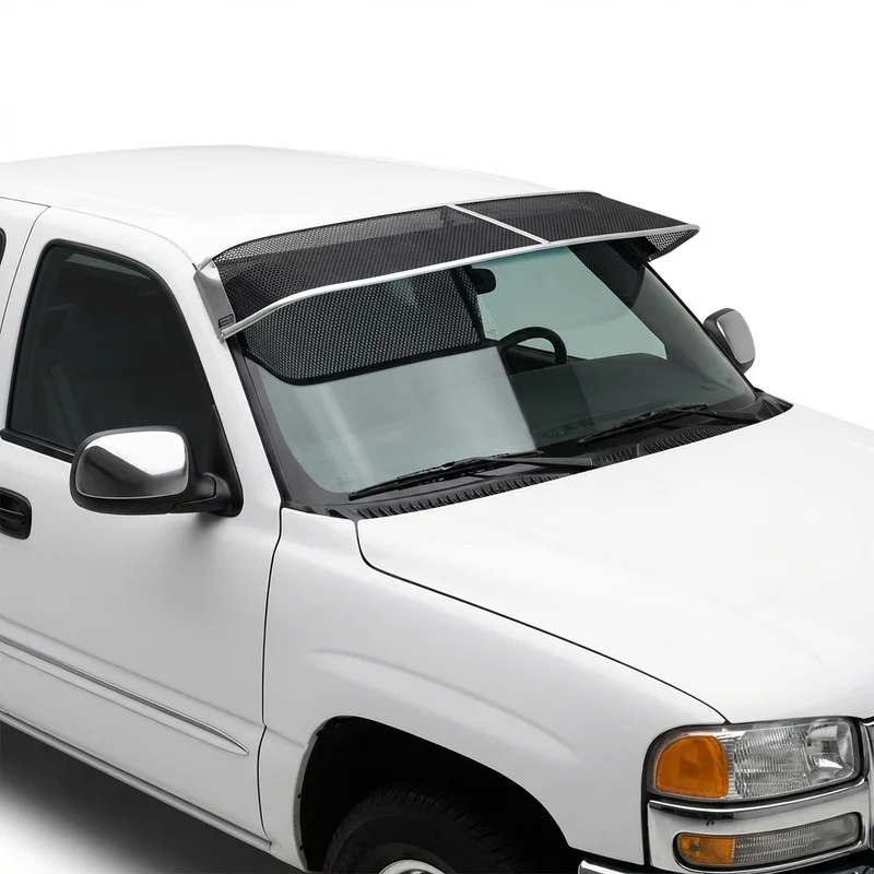 Premium Mesh Windscreen Sunvisor for GMC Sierra 1500 HD (2001 - 2006) - 1