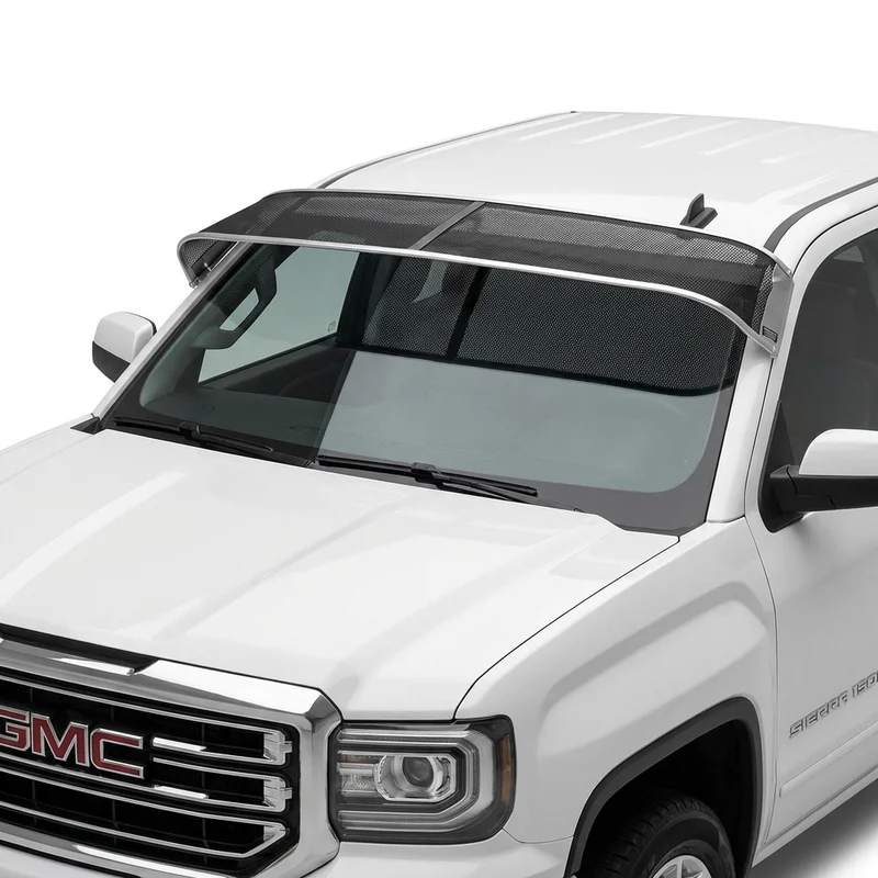 Premium Mesh Windscreen Sunvisor for GMC Sierra 1500 (1999 - 2025) - 1