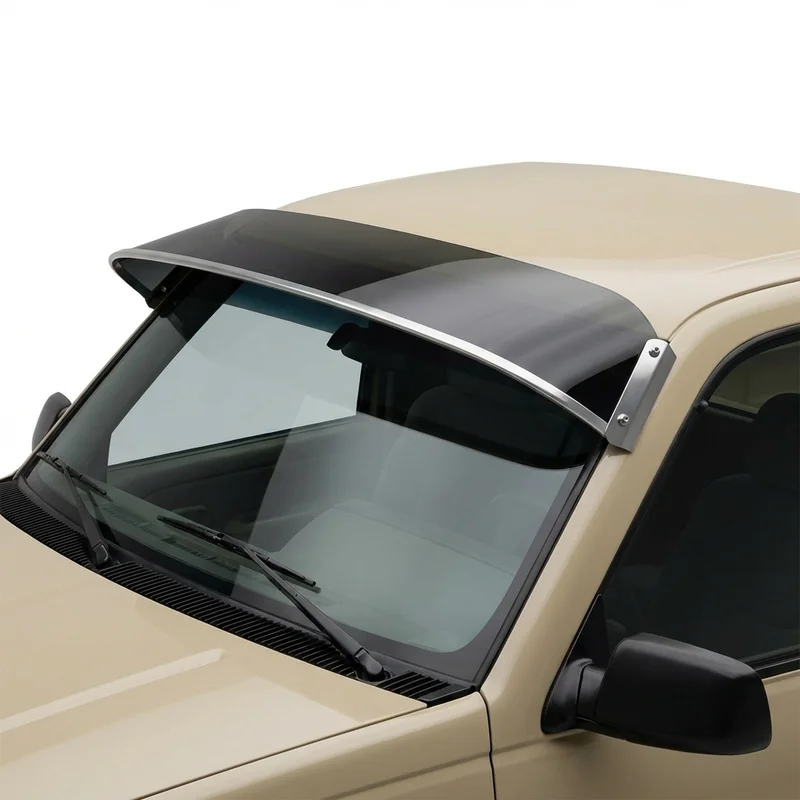 Tinted Acrylic Windscreen Sunvisor for GMC Sierra 1500 (1999 - 2025) - 1