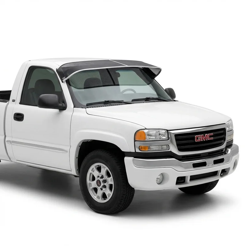 Premium Mesh Windscreen Sunvisor for GMC Sierra 3500 (2001 - 2006) - 1