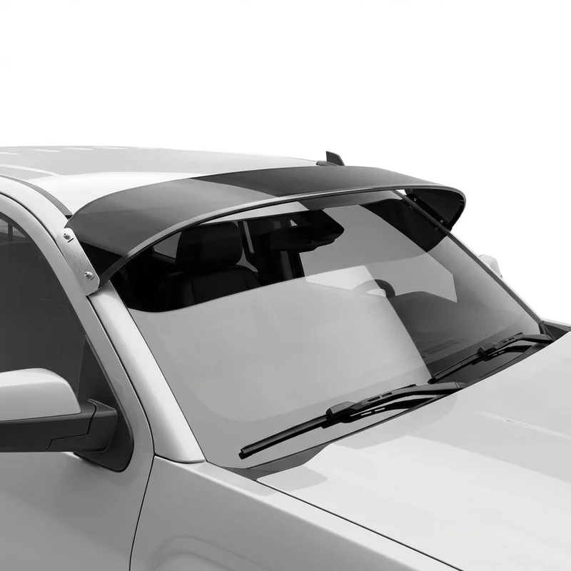 Tinted Acrylic Windscreen Sunvisor for GMC Sierra (2007 - 2022) - 1