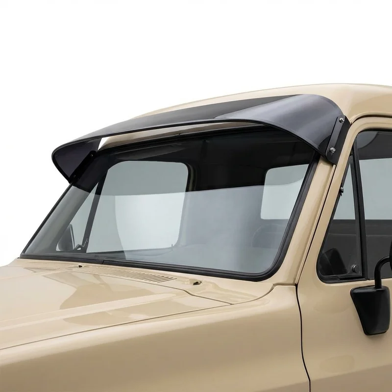 Tinted Acrylic Windscreen Sunvisor for GMC W3500 Forward (1995 - 2008) - 1