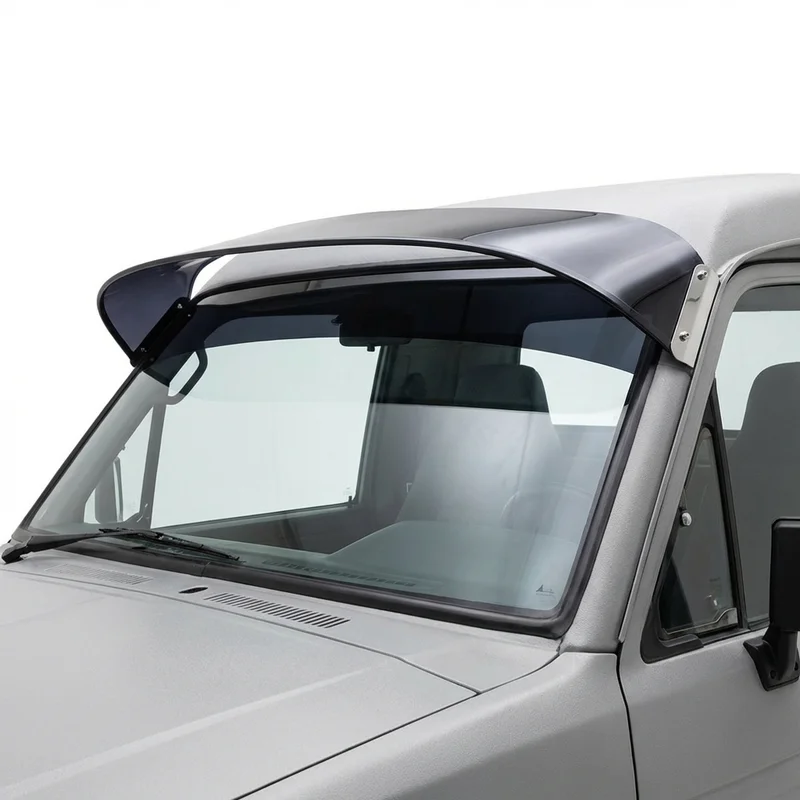 Tinted Acrylic Windscreen Sunvisor for GMC W4500 Forward (1992 - 2010) - 1