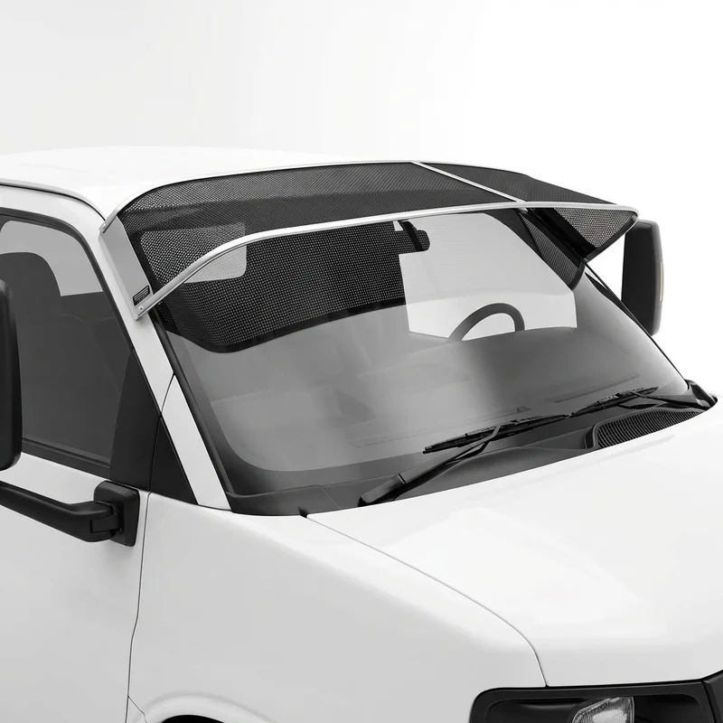 Premium Mesh Windscreen Sunvisor for GMC W5500 Forward (1988 - 2010) - 1