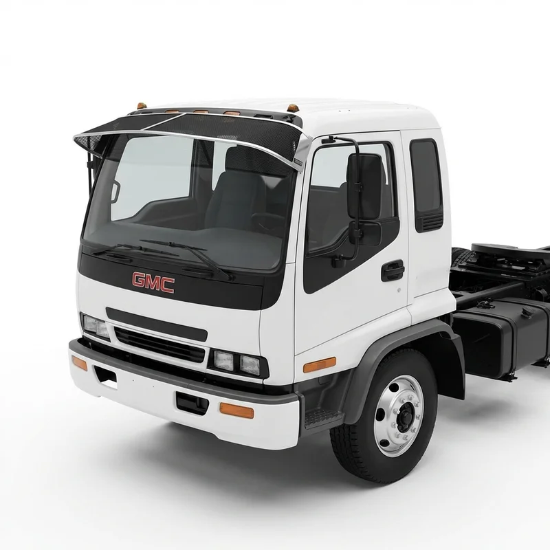 Premium Mesh Windscreen Sunvisor for GMC W7500 Forward (1984 - 1996) - 1