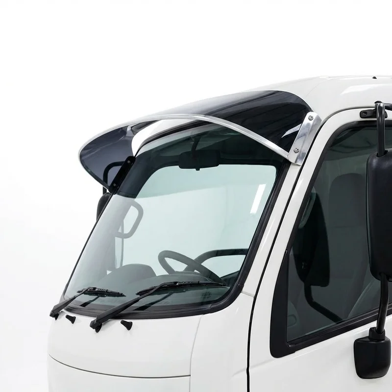 Tinted Acrylic Windscreen Sunvisor for Hino 165 (2005 - 2010) - 1