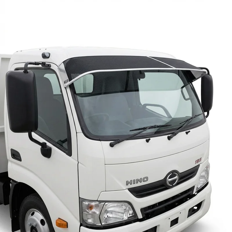 Premium Mesh Windscreen Sunvisor for Hino 195h DC (2014 - 2014) - 1