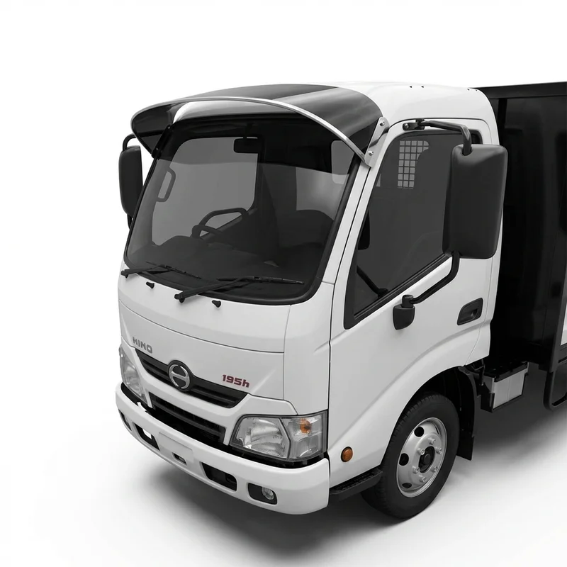 Tinted Acrylic Windscreen Sunvisor for Hino 195h (2014 - 2020) - 1