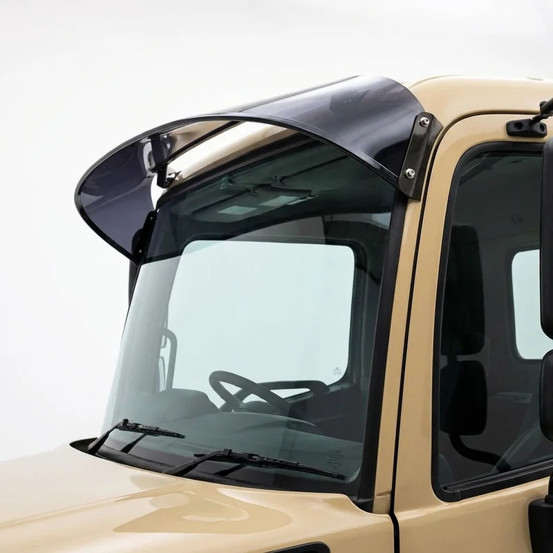 Tinted Acrylic Windscreen Sunvisor for Hino 258LP (2006 - 2014) - 1