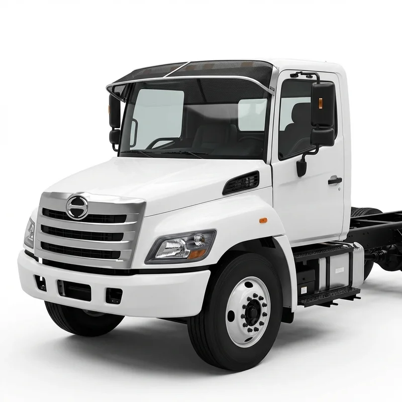 Premium Mesh Windscreen Sunvisor for Hino 268 (2005 - 2020) - 1