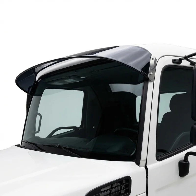 Tinted Acrylic Windscreen Sunvisor for Hino 268A (2008 - 2014) - 1