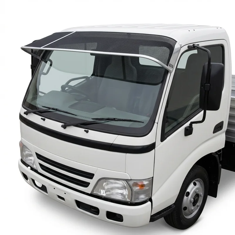 Premium Mesh Windscreen Sunvisor for Hino 308 (2005 - 2008) - 1