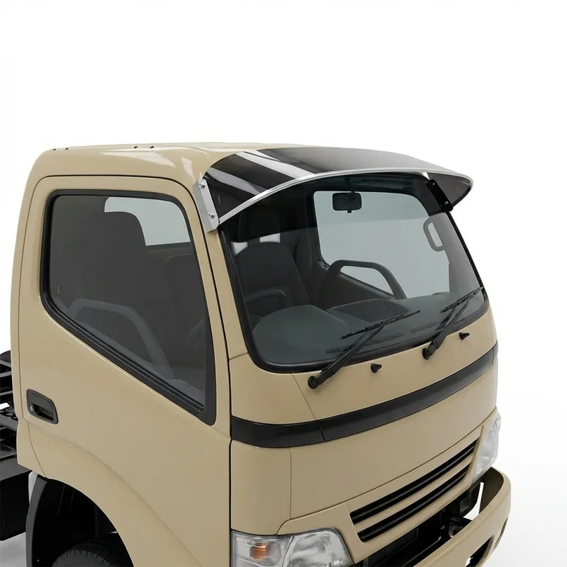 Tinted Acrylic Windscreen Sunvisor for Hino 308 (2005 - 2008) - 1