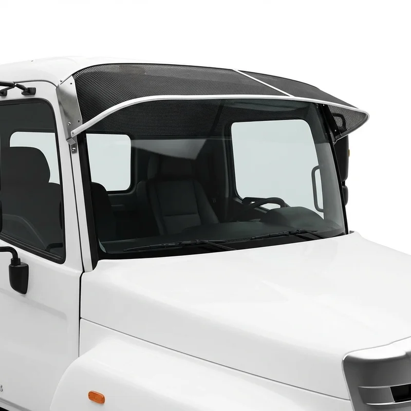 Premium Mesh Windscreen Sunvisor for Hino 338 (2005 - 2020) - 1