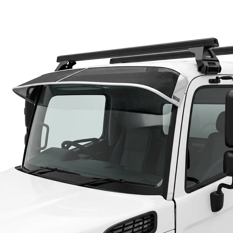 Premium Mesh Windscreen Sunvisor for Hino 338CT (2008 - 2014) - 1