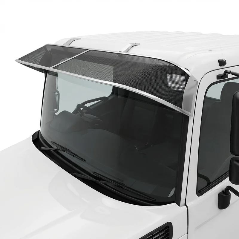 Premium Mesh Windscreen Sunvisor for Hino 358 (2008 - 2020) - 1