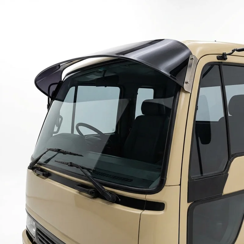 Tinted Acrylic Windscreen Sunvisor for Hino FA14 (1989 - 1991) - 1