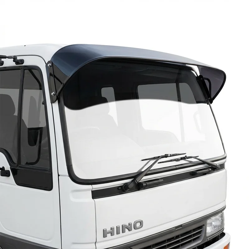 Tinted Acrylic Windscreen Sunvisor for Hino FA1415 (1993 - 1997) - 1
