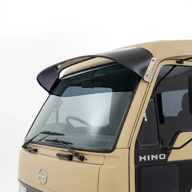 Tinted Acrylic Windscreen Sunvisor for Hino FA15 (1992 - 1992) - 1