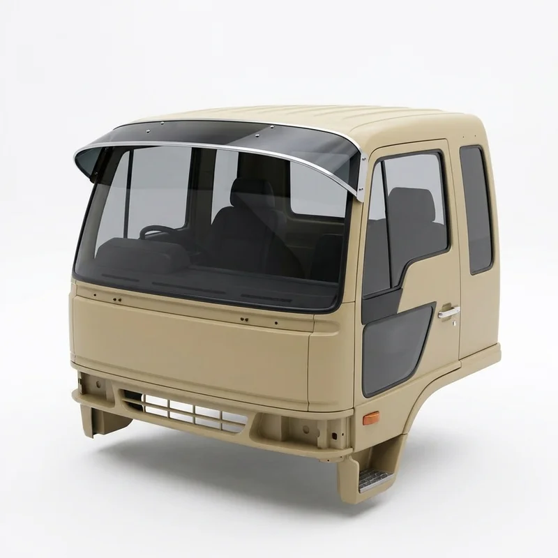 Tinted Acrylic Windscreen Sunvisor for Hino FD16 (1986 - 1987) - 1