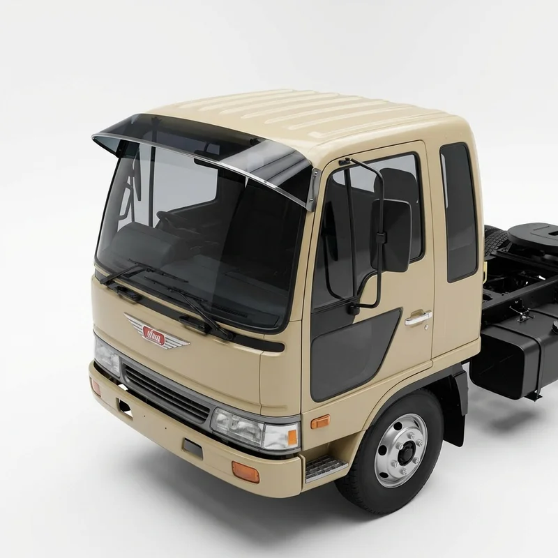 Tinted Acrylic Windscreen Sunvisor for Hino FD17 (1988 - 1992) - 1