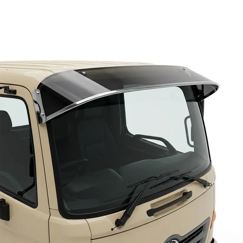 Tinted Acrylic Windscreen Sunvisor for Hino FD2218LP (1993 - 1997) - 1