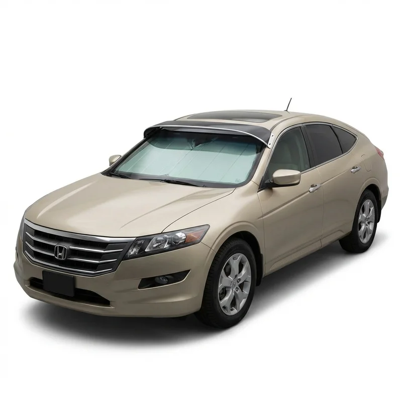 Tinted Acrylic Windscreen Sunvisor for Honda Accord Crosstour (2010 - 2011) - 1
