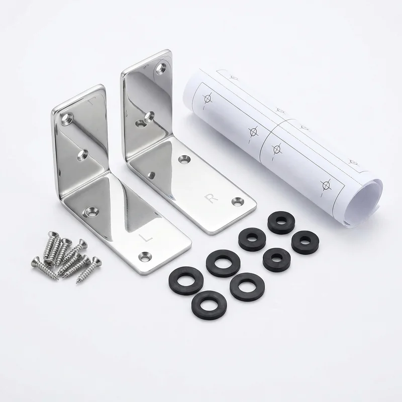 Stainless Steel Mounting Bracket Kit for Honda Civic del Sol (1993 - 1997) - 1